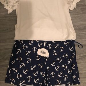 NWT anchor shorts